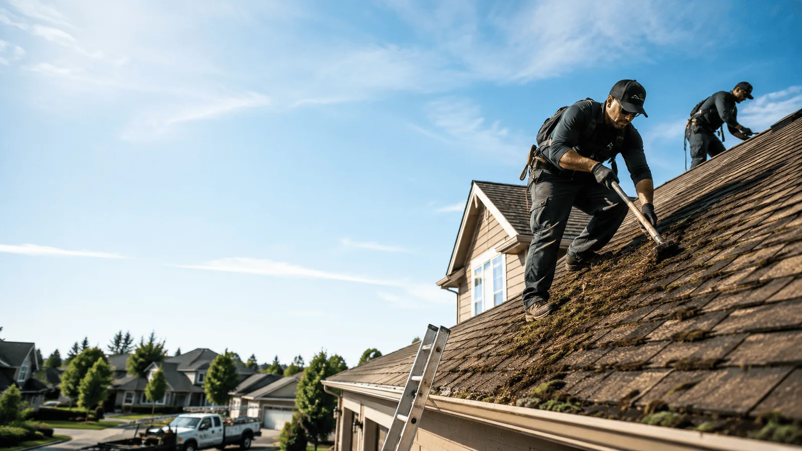 Roof Moss Removal in Benton, WI near me